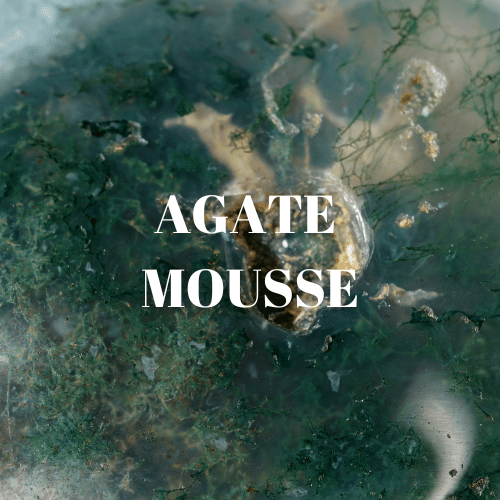 Sphère de Rêve - pierre naturelle agate mousse